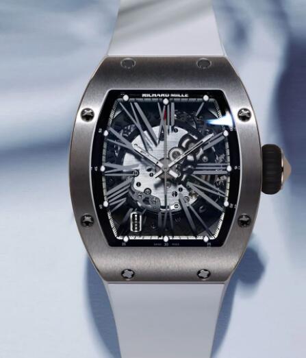Replica Richard Mille RM 023 Automatic Winding Watch White Rubber